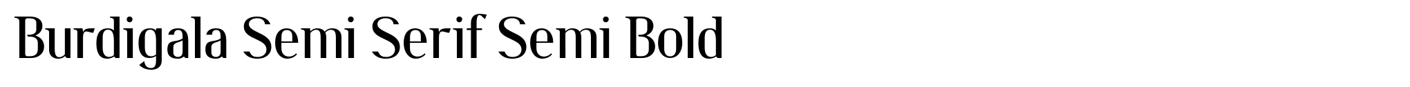 Burdigala Semi Serif Semi Bold image